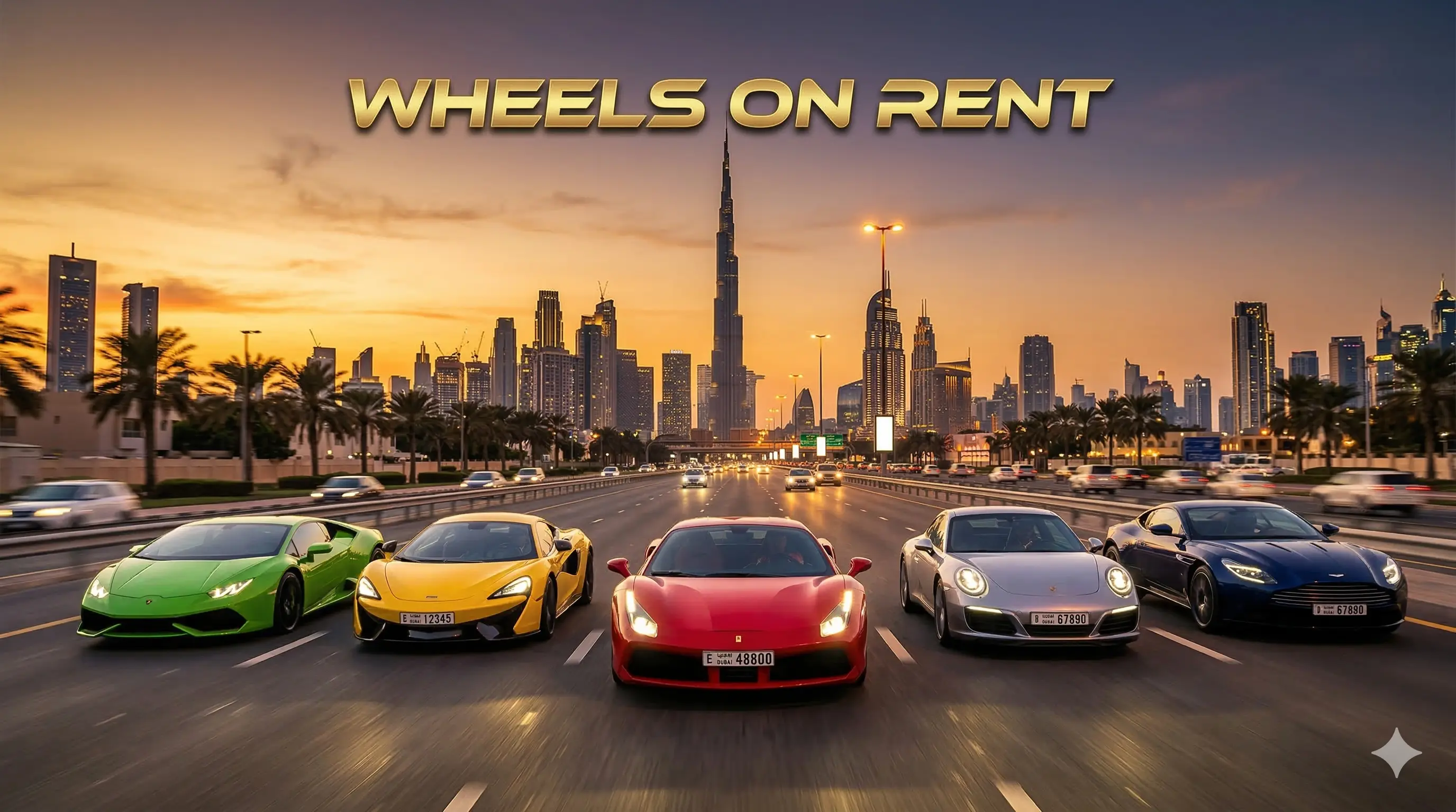 Top Five Sports Cars to Rent in Dubai for an Unforgettable Ride