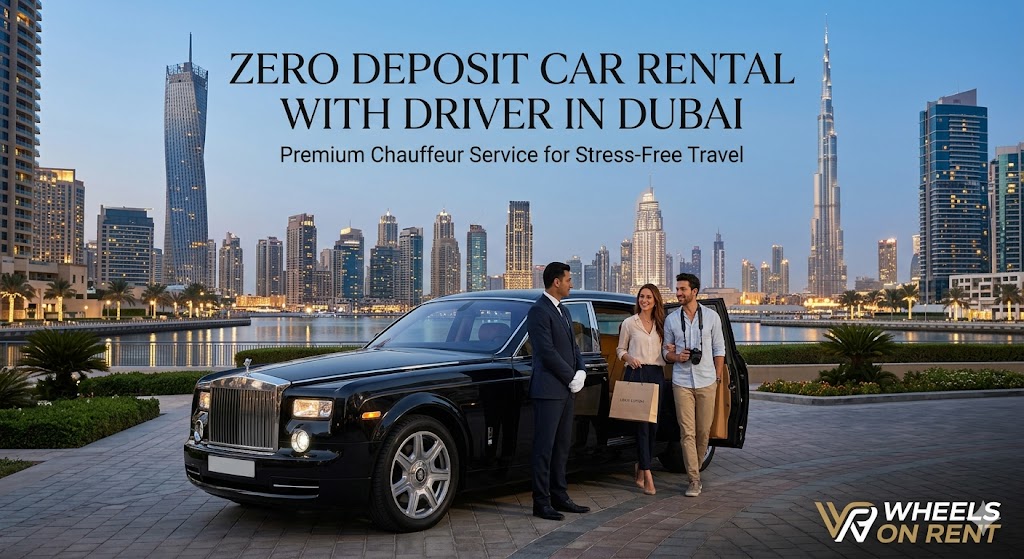 Zero Deposit Car Rental Dubai with Driver | Wheels on Rent