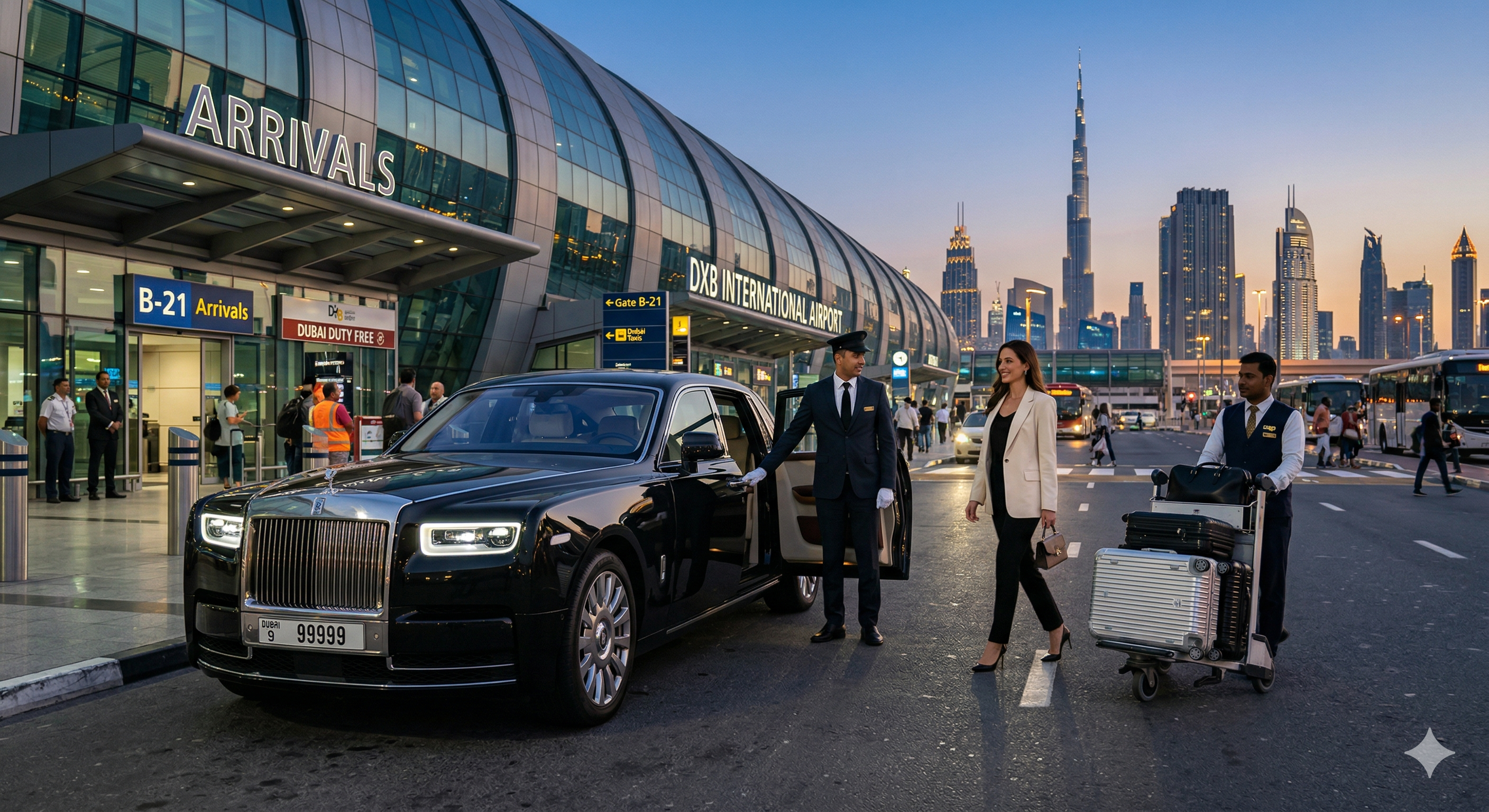 Rent a Car in Dubai Airport Zero Deposit with Driver | Wheels on Rent