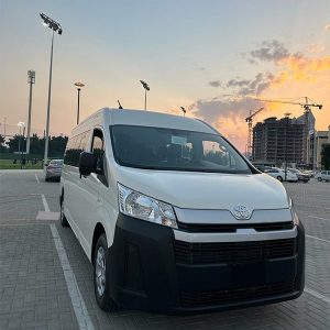 Rent Toyota Hiace van in Dubai Abu Dhabi Sharjah UAE