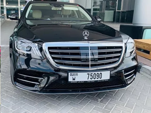 Rent Mercedes S Class with Driver in Dubai UAE