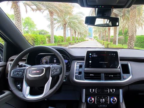 Rent GMC Yukon SUV in Dubai Sharjah Abu Dhabi UAE Best Daily Weekly Monthly Rate Charges