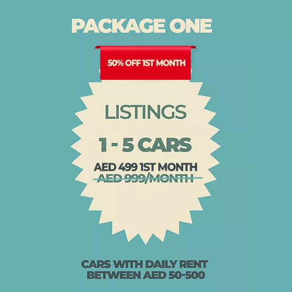 50 % Off on 1st Month Car Rental Promotion Dubai Abu Dhabi Sharjah UAE