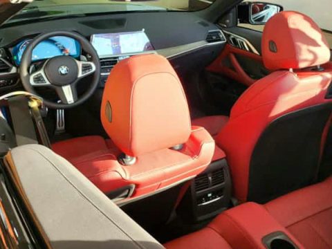 Rent BMW Convertible 420i Black in Dubai Abu Dhabi Sharjah UAE Best Rate Charges Prices