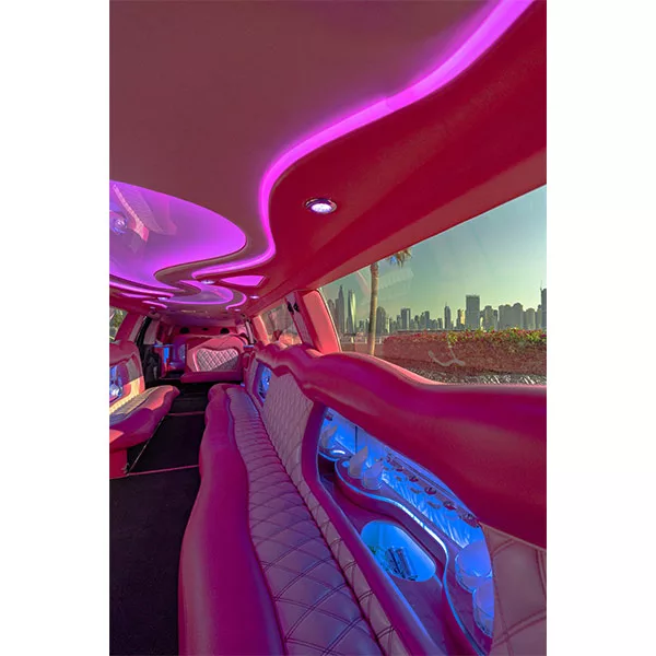 Rent Limousine Pink Panther in Dubai
