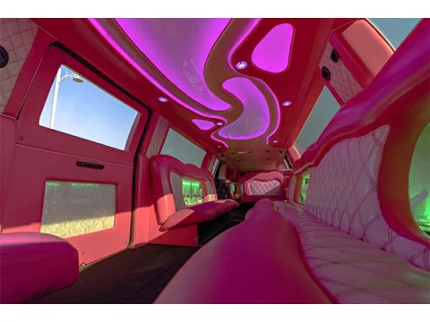 Rent Limousine GMC Pink Panther in Dubai, UAE