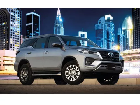 Rent Toyota Fortuner SUV with Driver in Dubai