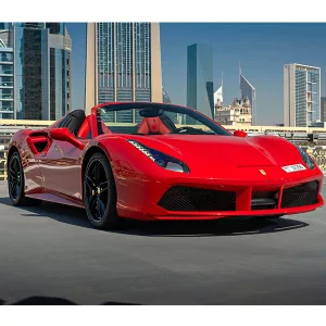 Rent 488 Ferrari Spider in Dubai UAE