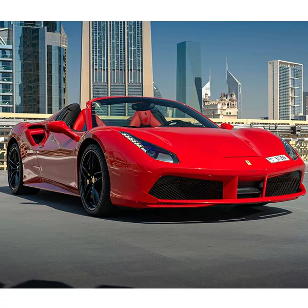 Rent 488 Ferrari Spider in Dubai UAE