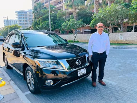 Rent Nissan Path Finder SUV 7 Seater in Dubai Abu Dhabi Sharjah Ajman UAE