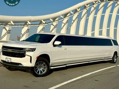 White Limousine Rental Dubai UAE - wheelsonrent.ae