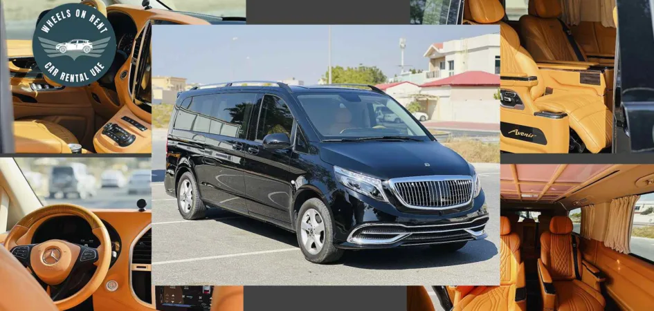 Rent Mercedes V250 V Class Luxury Van in Dubai - Abu Dhabi - UAE